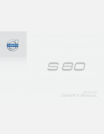 2014 volvo s80 owners manual lhd&rhd
